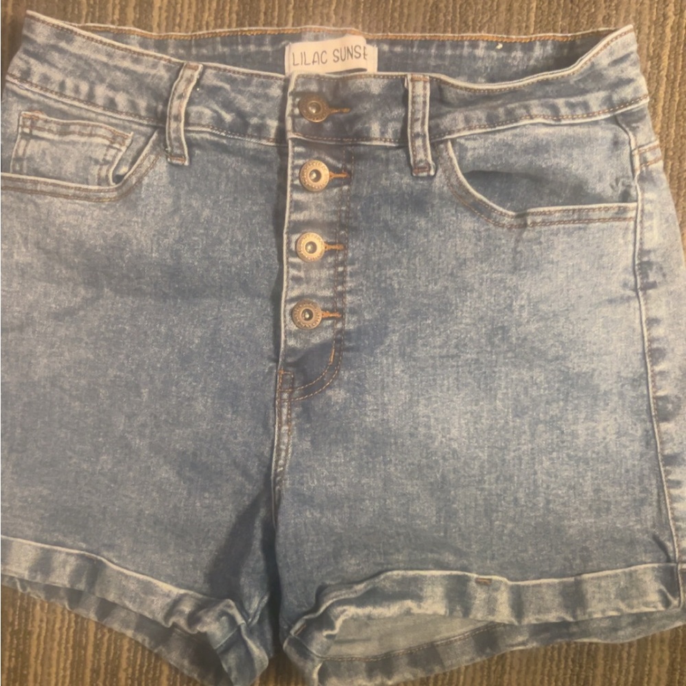 Light Blue Women's Jean Shorts